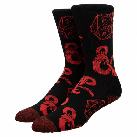 Dungeons & Dragons Symbols 2-Pair Pack of Crew Socks